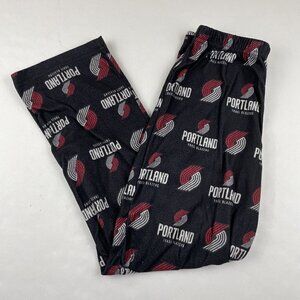 NBA Portland Trail Blazers Sleepwear Lounge Bo Bottoms Youth Boys M(10) Fleece